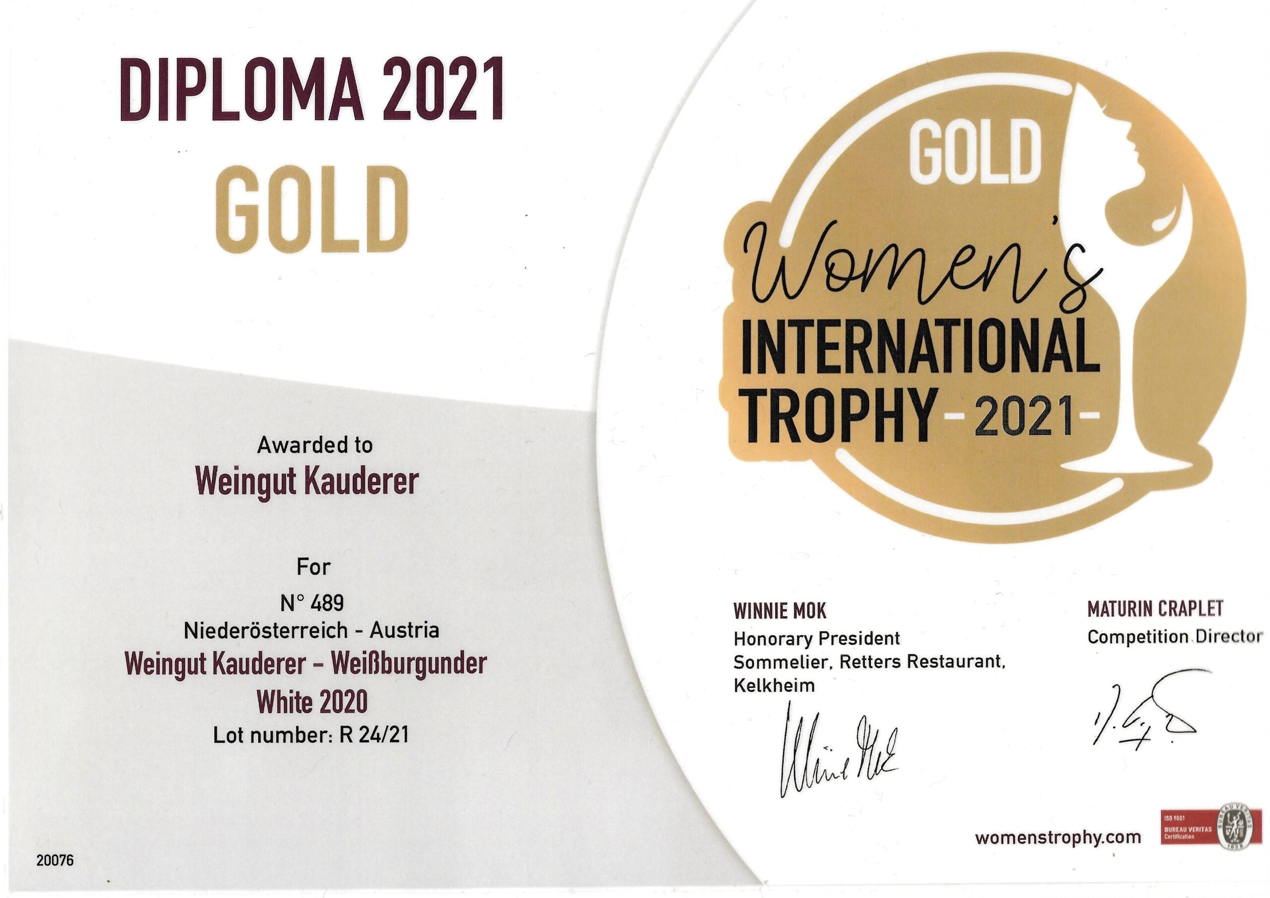 Women‘s international trophy 2021